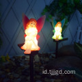 Enamel Flower Fairy Courtyard Light